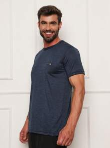 Kit 2 Men's Dryfit Set Men's Short Sleeve Shirt + Men's Tactel Shorts Kit With Two Sets - 藍色 - 查看 7