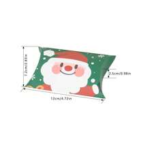 12 piezas Caja de regalo aleatoria de Navidad, Caja de almohada de Navidad como empaque de regalo, Navidad - Multicolor - Ver 2
