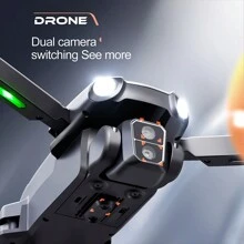 Lựa chọn quà tặng tốt nhất: Máy bay không người lái S119 có camera kép, Điều khiển từ xa Góc camera có thể điều chỉnh, Tránh chướng ngại vật 4 hướng, Động cơ không chổi than, Điều khiển móc khóa xung quanh, Theo dõi thông minh, Bổ sung nhạc, Xoay màn hình. Thích hợp để sử dụng trong nhà và ngoài trời, tuyệt vời cho các ngày lễ và quà tặng sinh nhật. - màu đen - Xem 10