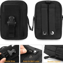 Mochila Portátil Para Cintura Para Teléfonos GUANGTIAN CHEN  SHOP - Negro - Ver 2