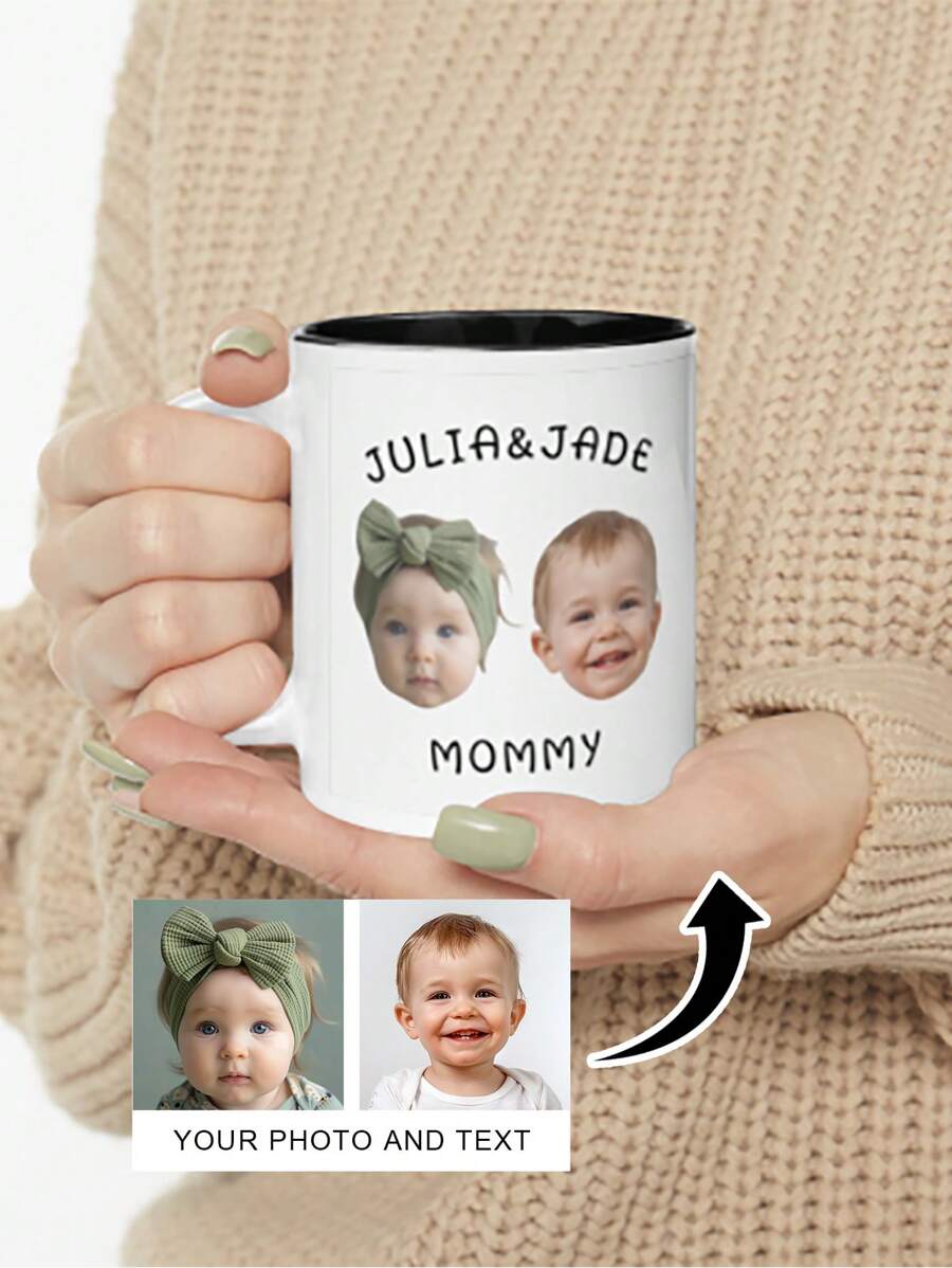 Cốc ảnh tùy chỉnh Bà, Ảnh cá nhân cho bà, Cốc ảnh mẹ, Cốc có ảnh và văn bản, Cốc cà phê ảnh cá nhân, Cốc hình ảnh - phong cách 10 - Xem 1