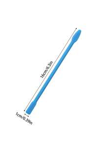 1 pièce Bâton mélangeur en silicone multicolore de 16 cm/20 cm, tige de réglage de la couleur, outil accessoire pour la réalisation de bijoux en résine époxy, distributeur de tasse coloré pour le DIY