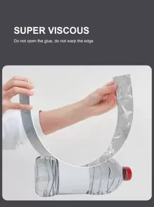 10PCS 6M/236.2in PVC Self-Adhesive Skirting Board Stickers, Waterproof And Moisture-Proof, Living Room, Bedroom, Foundation Line, Wall Sticker, Window Sill Board, Wall Corner Line, Edge Protection Sticker, Wall Border Kick Decoration, Wall Edge Sticker, Stickers, Wall Decal, Vinyl Decal For Home Decorations, Spring Decoration Items Refresh Your Home, Rama Decoration Stickers - Multicolor - View 5