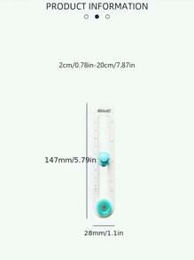 1 件可调节 360 度圆形切割刀 DIY 指南针 返校 - 藍色 - 查看 3