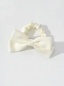 6pcs Cute Bowknot Hair Scrunchies, Ideal Hair Accessories For Girls During Back To School Season, Also Great Gifts For Girls - Multicolor - View 2