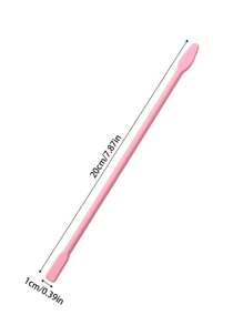 1 pièce Bâton mélangeur en silicone multicolore de 16 cm/20 cm, tige de réglage de la couleur, outil accessoire pour la réalisation de bijoux en résine époxy, distributeur de tasse coloré pour le DIY