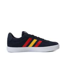 Adidas 2024 Zapatillas de tenis informales unisex, suela plana, uso diario minimalista - Negro - Ver 4
