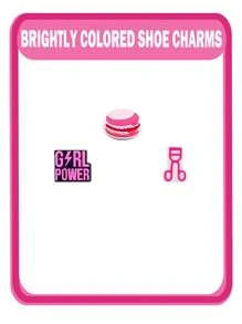 10-100 buc/set, fără repetiție, serie aleatorie roz, brelocuri pentru pantofi, pentru decorarea pantofilor DIY, calitate premium, brelocuri populare, accesorii, sandale cu bule, decorațiuni pentru pantofi din PVC, accesorii pentru genți de plajă, cadou excelent pentru adolescenți, bărbați, femei și adulți.