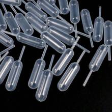 50pcs Disposable Plastic Transfer Pipettes, Round & Heart Shaped Squeeze Pipettes, Suitable For Silicone & Epoxy Resin Molds, Jewelry Making DIY - Multicolor - View 12