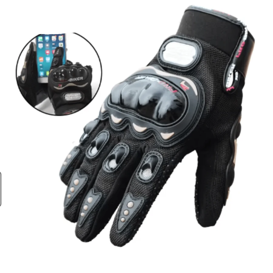 Guantes Térmicos Para Hombre y Mujer, Manoplas Térmicas para Moto, Conducir, Deportes Cruzados, Scooter Guantes de seguridad GUANGTIAN CHEN  SHOP - Negro - Ver 1