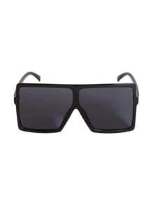 1pc Black Frame Safety Goggles - Black - View 2