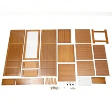 HOHOBLA LOYALHEARTDY-BTG Storage Cabinet Wooden Display Cabinet Sideboard Cabinet With Magnetic Suction Door, Multifunctional Storage With Acrylic Glass,Tall Slim Narrow Bathroom Storage Cabinet (One Door With 2 Drawer)[Best Gift For Family&Friends] - 一門2抽屜 - 查看 3