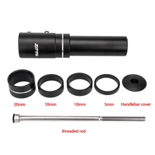 ZTTO Fahrrad Gabelschaft Höhenverlängerer Lenkererhöher Aluminium Legierung MTB Rennrad Höhenspacer 115mm 150mm 180mm 210mm 28.6mm