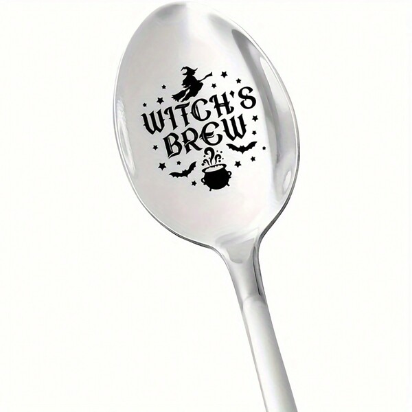 1 Piece,Magic Spoon - Stainless Steel Carving Spoon For Hot Chocolate Coffee Enthusiasts, Fun Gift For Friends, Suitable For Christmas Gift, And Birthdays Home Room Decoration
