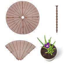 1 Pieza Cubierta para Maceta, Diámetro de 7.5/11.8/20 pulgadas Redonda Cortable, Cubierta Protectora de Tierra para Maceta de Flores, Protector contra Excavación de Gatos, Cubierta de Rejilla para Maceta de Plantas Bebé para Interiores y Exteriores, Herramientas de Jardín