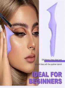 4 Pieces/Set Of Multi-Functional Eye Makeup Tools, Silicone Eyeliner Template, Mascara Mask Eyeshadow Applicator, Lipstick Applicator, Guide Wing Eyeliner Tool, Nose Cleaner, Blackhead Brush, Suitable For Beginners Silicone Eyeshadow Lipstick Positioning,Makeup,Cheap,Room Decor,Vanity,Travel,Bedroom,Makeup Accessories,Cheap,Stocking Stuffers,Makeup,Makeup Tools,Cheap Stuff,Gifts,Gifts For Women,Christmas Gifts - Multicolor - View 2