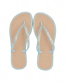 Art Griffe Women's Flip Flop Rhinestones Colorful Glitter Glitter Round Toe Luxury Glamor Elegant Day To Day Launch Beach Fashion - Nhiều màu - Xem 4