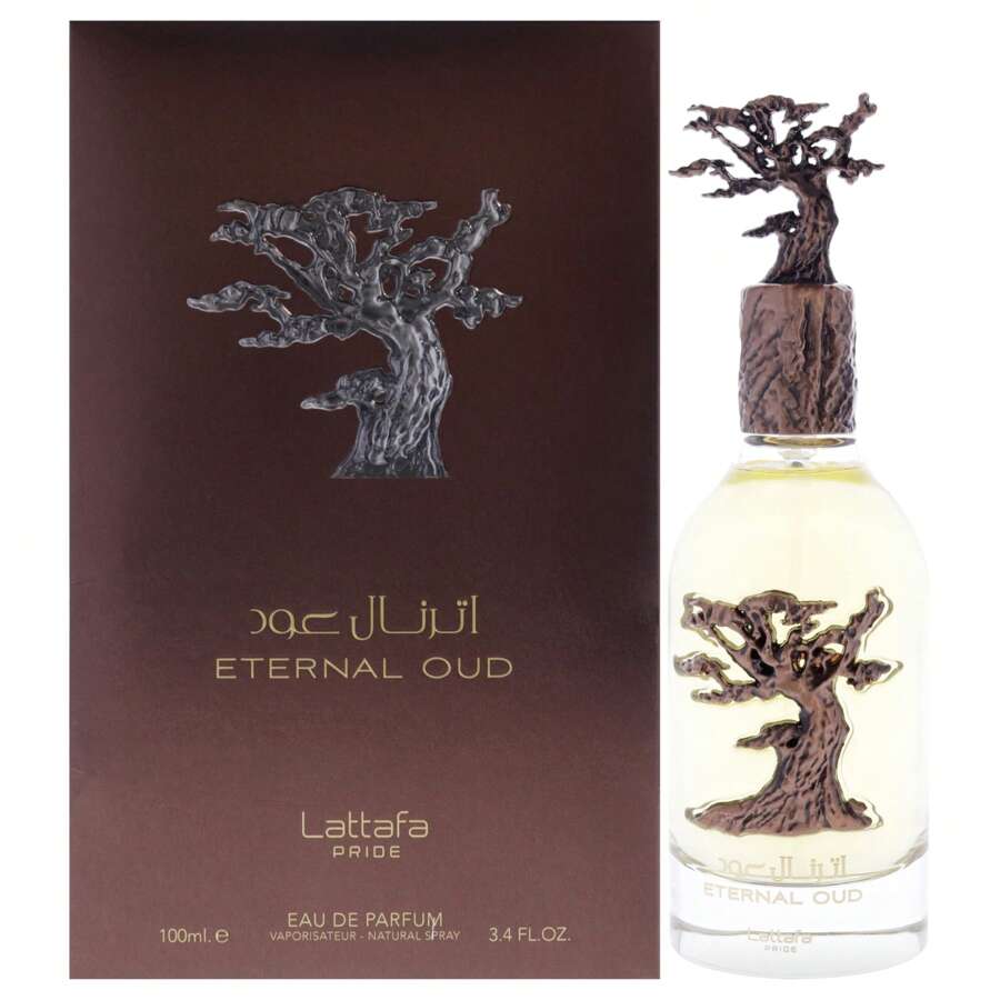 Eternal Oud By Lattafa For Men - 3.4 Oz EDP Spray - Gỗ & Đất - Xem 1