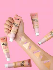 Mega Cover Pink Up Base de Maquillaje Líquida de Alta Cobertura con SPF 15 Larga Duración Acabado Natural 40 g - Deep Beige - Ver 3