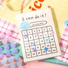 3 tờ/gói nhãn dán sổ lưu niệm dễ thương, nhãn dán trang trí thẩm mỹ sáng tạo cổ điển, vật liệu thủ công tự làm, quà tặng ngày lễ, đồ dùng học tập sổ lưu niệm cá nhân hóa (4 kiểu ngẫu nhiên) - Nhiều màu - Xem 10