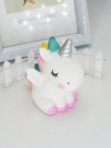 1 chiếc đồ trang trí bánh kem hình kỳ lân tráng men cầu vồng, trang trí bàn tiệc sinh nhật, trang trí tiệc Giáng sinh - Hồng - Xem 9