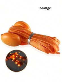 8th Generation LED Colorful Shoelaces, Fashionable Nylon Braided Luminous Laces For Casual, Party, Birthday, Stage Decoration - Multicolor - View 12