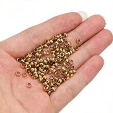 500 de bucăți din oțel inoxidabil mărgele cu bile de sertizare cu diametrul de 2/2,5/3mm margele distanțiere pentru dop pentru accesorii de fabricare de bijuterii DIY