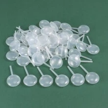 50pcs Disposable Plastic Transfer Pipettes, Round & Heart Shaped Squeeze Pipettes, Suitable For Silicone & Epoxy Resin Molds, Jewelry Making DIY - Multicolor - View 11