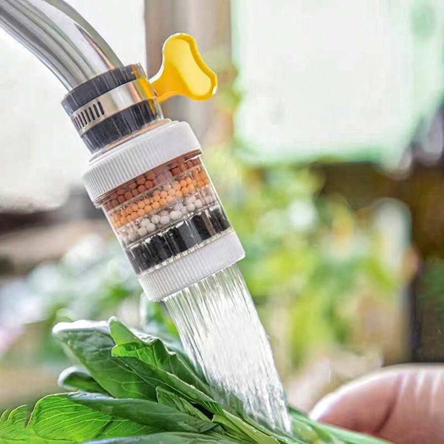 Faucet Installation Filter, Faucet Water Filter Purifier, Kitchen Faucet Filter, Activated Carbon Removal Of Chlorine, Fluorine, Heavy Metals,Filter Water,Water Filter, Waterfilter,Hard Water Suitable For Home Kitchens And Bathrooms