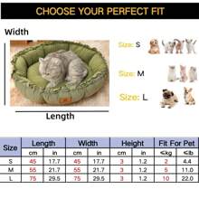 wuyingongfang 1pc Flower Bud Shaped Solid Color Pet Bed, Pull-Out Expandable Foldable Retractable Dual-Use Dog Bed Cat Bed, Warm Soft Comfortable Dirt-Resistant Wear-Resistant Non-Shedding, Dog Bed Cat Bed Pet Mat, Suitable For Large Medium Small Cats And Dogs, All-Season Sleeping Use - Multicolor - View 11