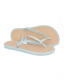 Art Griffe Women's Flip Flop Rhinestones Colorful Glitter Glitter Round Toe Luxury Glamor Elegant Day To Day Launch Beach Fashion - Nhiều màu - Xem 2