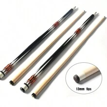 Billiards Cue Adult's Pool Stick Whitewood Rear - White - View 7