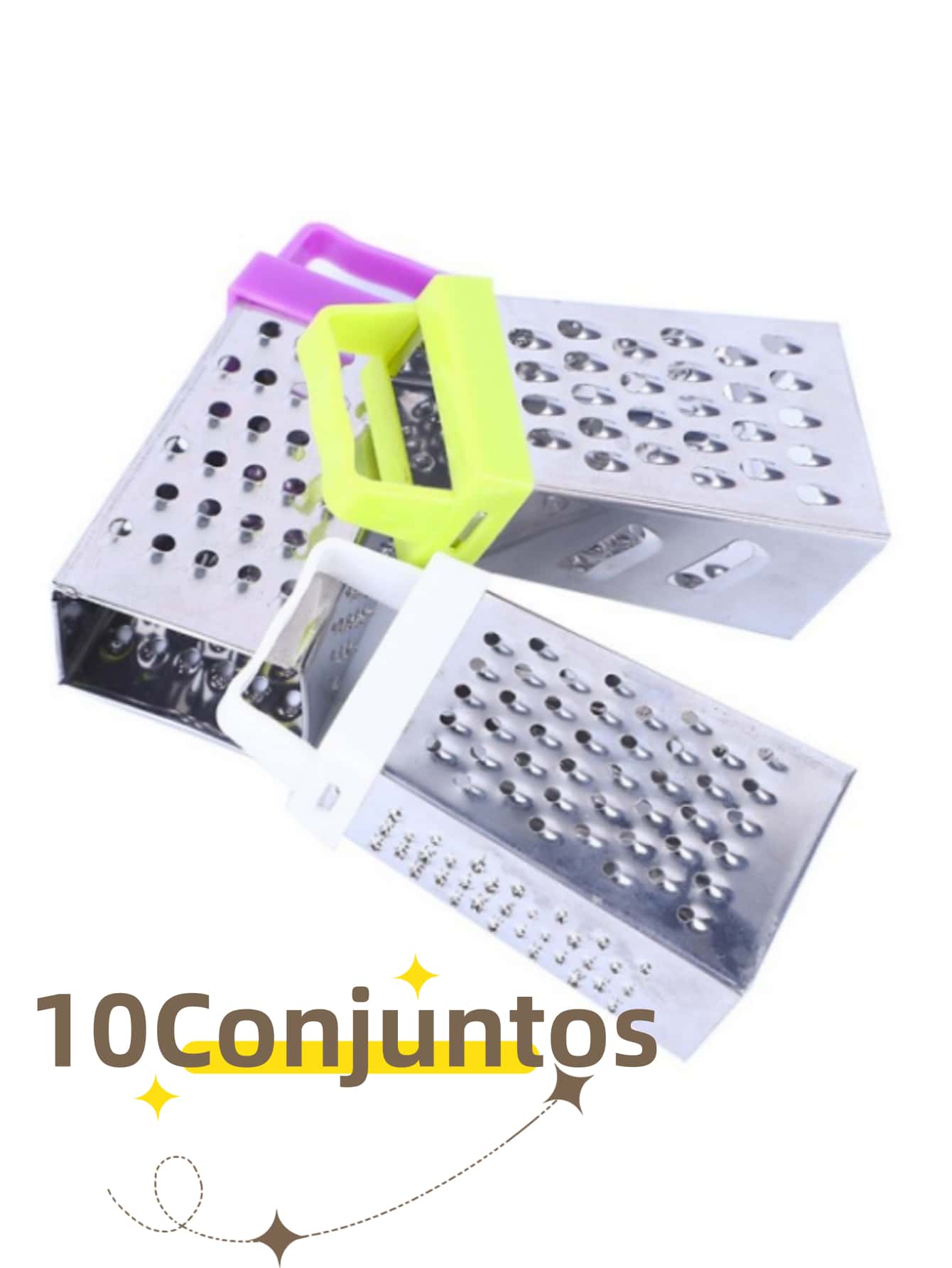 10 Mini Ralador Com Ima Ralador De Aço Inox  Lembrancinha Multifuncional  Promoção