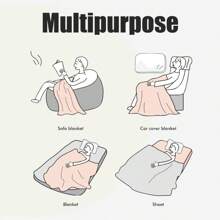 1 pieza Manta personalizada con foto, usa tus propias fotos para hacer una manta con imagen, manta de felpa personalizada conmemorativa para mamá, papá, familia y amigos - Multicolor - Ver 8