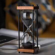 Large Hourglass Timer 60 Minute, Decorative Wooden Sandglass - 蒙特內哥羅 - 查看 1