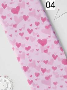 1 件粉色系列 110g/M² 涤纶混纺轻质柔软 DIY 面料适用于桌布、壁挂、服装、包包、防尘罩、枕头