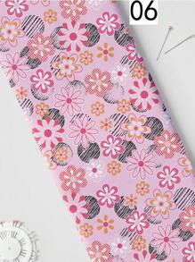 1 件粉色系列 110g/M² 涤纶混纺轻质柔软 DIY 面料适用于桌布、壁挂、服装、包包、防尘罩、枕头