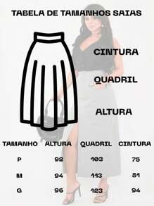 Women Skirts - 灰色和白色 - 查看 5