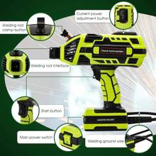 Welding Machine Handheld 20-120A 110-220V Portable ARC Stick Welder Gun With 6 Variable Current Adjustment IGBT Inverter With Welding Tool Set For 3/32"-1/8" - Multicolor - View 10