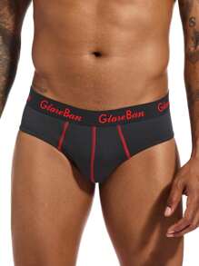 5 piezas Ropa interior sexy de marca para hombres, calzoncillos de poliéster, estilo de moda, cómodo, transpirable, pantis, calzoncillos, slips, suspensor brasileño, suave, de moda
