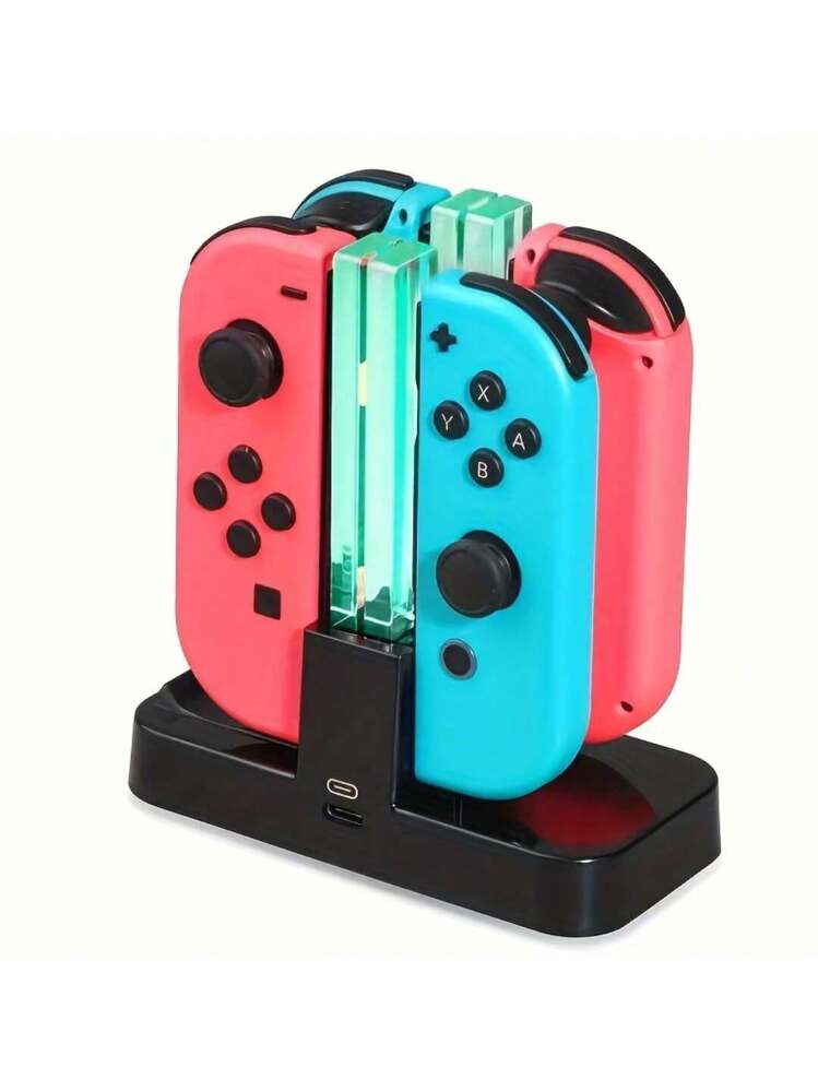 Switch & Switch OLEDジョイコン用充電ドック 、Type-Cケーブルで