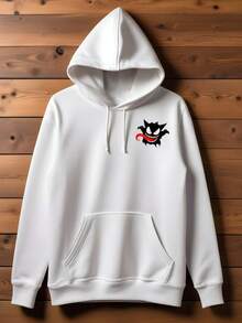 Men's Sweatshirt GengVenom Streetwear Cold Blouse With Premium Flannel Hood - trắng - Xem 2