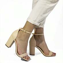Gleyde Tube High Sandal - 米色 - 查看 2