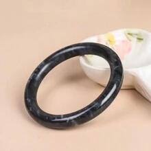 1 件天然黑玉手链，时尚手链，优质宝石水晶首饰，全手工雕刻，女士石英水晶财富手链，女性礼物，适合节日派对礼物，石英水晶礼物。（附赠：礼品盒） - 圓條 - 查看 3