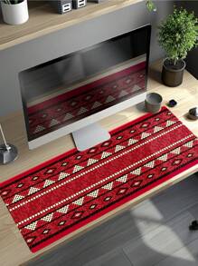 1 件几何图案橡胶游戏鼠标垫适用于台式电脑/笔记本电脑、办公室使用 - 紅色 - 查看 9