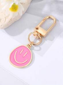 1 bộ/7 chiếc Móc khóa mặt cười nhiều màu sắc đáng yêu dành cho nữ dùng làm quà tặng khi trở lại trường, ví, cặp học sinh, ba lô và cặp sách Phụ kiện ô tô Túi xách Ba lô quyến rũ cho trường học Phong cách Goth Y2k dễ thương - Nhiều màu - Xem 8