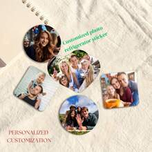 Customize Refrigerator Magnets And Print Any Design Home Decoration Photos. Refrigerator Magnets For Offices And Kitchens - Storage Cabinet Magnets Are Exquisite, High-Quality, Personalized, And Unique Ideal Gifts, Suitable For Giving To Her, Boyfriend, Dad, Girlfriend, Mom, Family, Friends, Tea Room, Home, Garden, Office, Christmas, - Multicolor - View 4