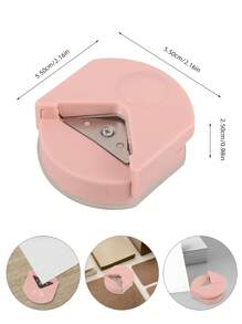 1 Rounded Corner Cutter R4 Chamfering Machine Card Holder Photo Cutting Rounded Corners Plastic Film Rounded Corner Cutter Card Holder Right Rngle Sharpener Rounded Corner Knife PVC Paper Plastic Cutter - Multicolor - View 2