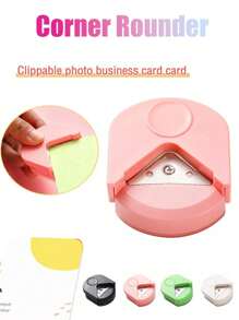 1 Rounded Corner Cutter R4 Chamfering Machine Card Holder Photo Cutting Rounded Corners Plastic Film Rounded Corner Cutter Card Holder Right Rngle Sharpener Rounded Corner Knife PVC Paper Plastic Cutter - Multicolor - View 1