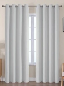 Estelar Textiler Bộ 2 rèm cửa cách nhiệt màu xám nhạt cho phòng ngủ, giảm tiếng ồn cho phòng trẻ em. - Màu Xám nhạt - Xem 21